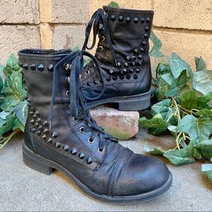 Steve Madden Ladi Luck Studded Combat Boots